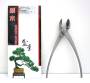 2 - Tronchese bonsai taglio obliquo in acciaio satinato  mm. 180