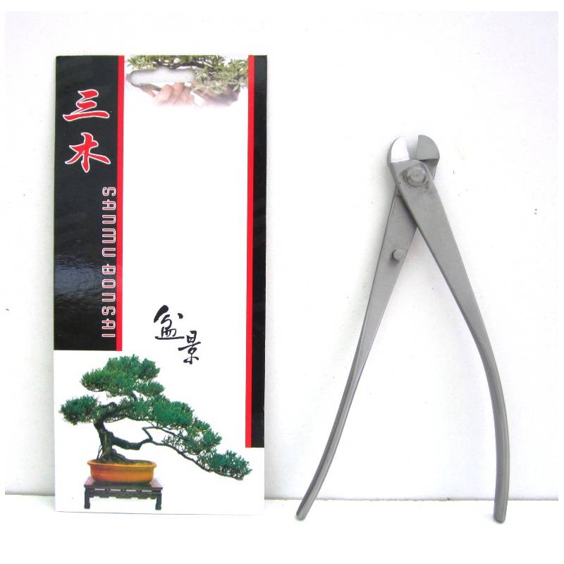 2 - Tronchese tagliafilo bonsai in acciaio satinato mm. 180