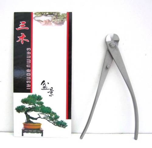 2 - Tronchese tagliafilo bonsai in acciaio satinato mm. 210