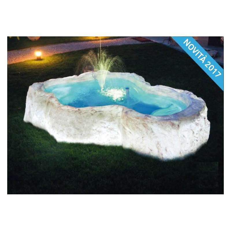 2 - Bacino luminoso Polaris cm. 275x185 - profondità 52 cm. - capacità 900 lt.