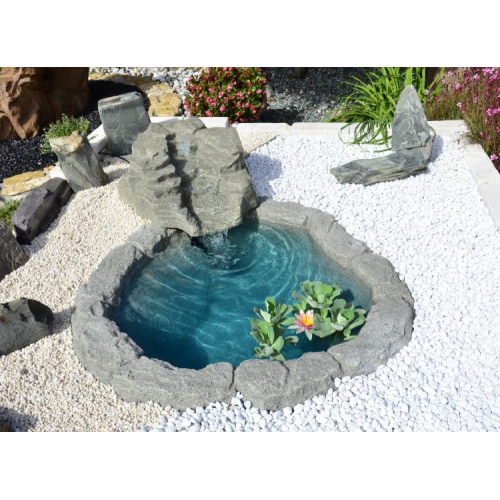 Vallesinella waterfall cm. 130x100 with pump - Granite color