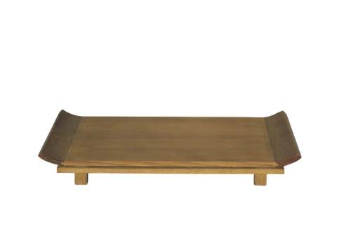 1 - Tavolino Espositore Bonsai in Legno - Stile Giapponese - cm. 32x21x4,5