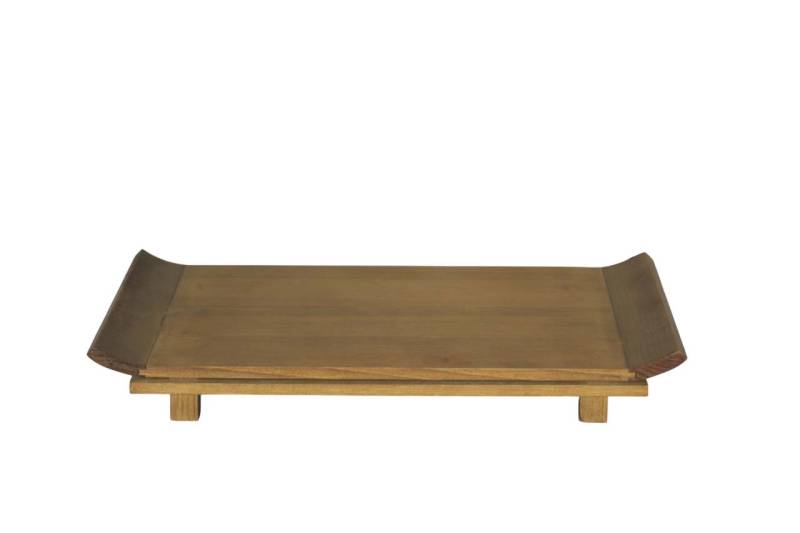 1 - Tavolino Espositore Bonsai in Legno - Stile Giapponese - cm. 32x21x4,5