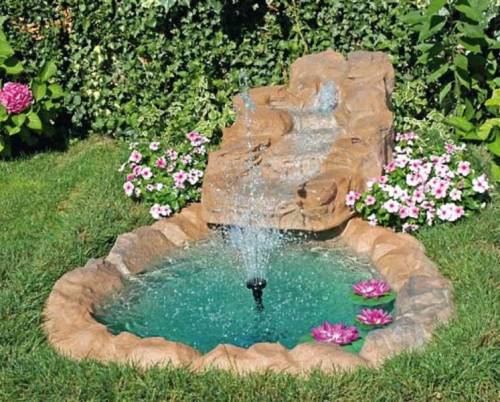 2 - Cascata Mini Tivoli cm. 180x120 con pompa, composta da 2 pezzi