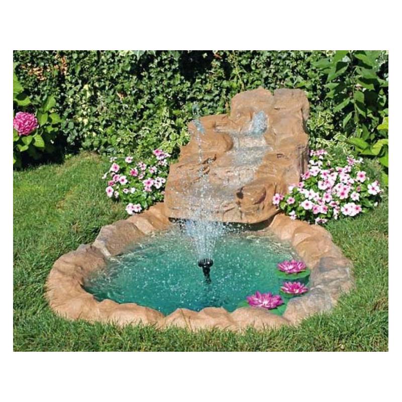 2 - Cascata Mini Tivoli cm. 180x120 con pompa, composta da 2 pezzi