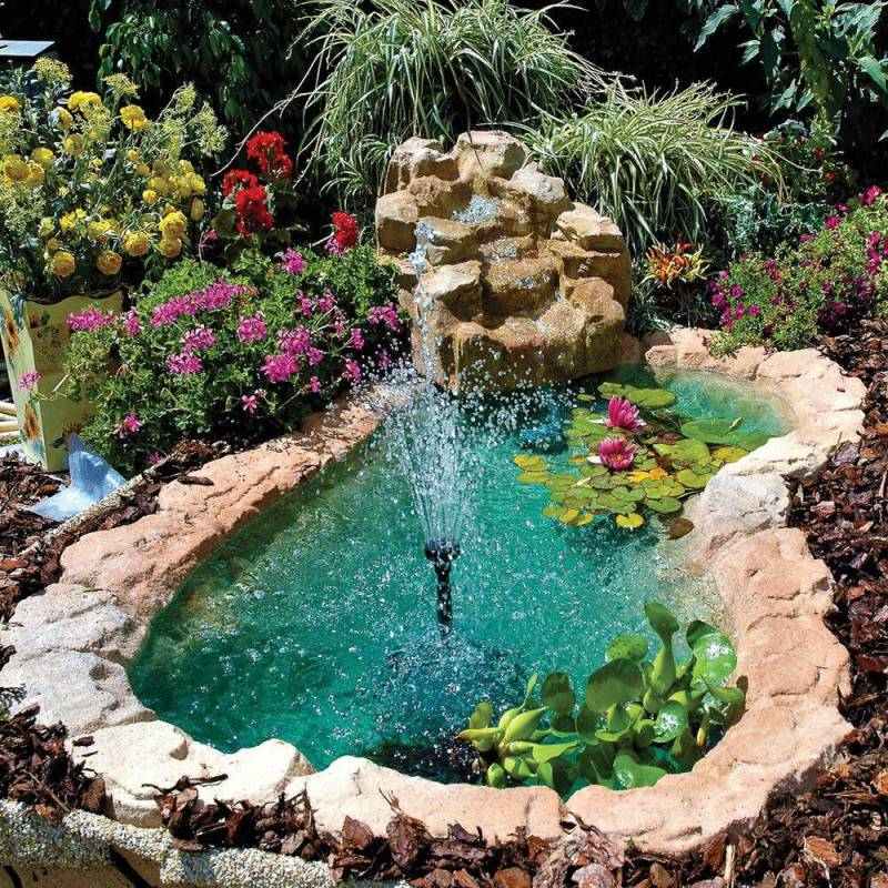 2 - Cascata Riva cm.265x145 con pompa, composta da 2 pezzi