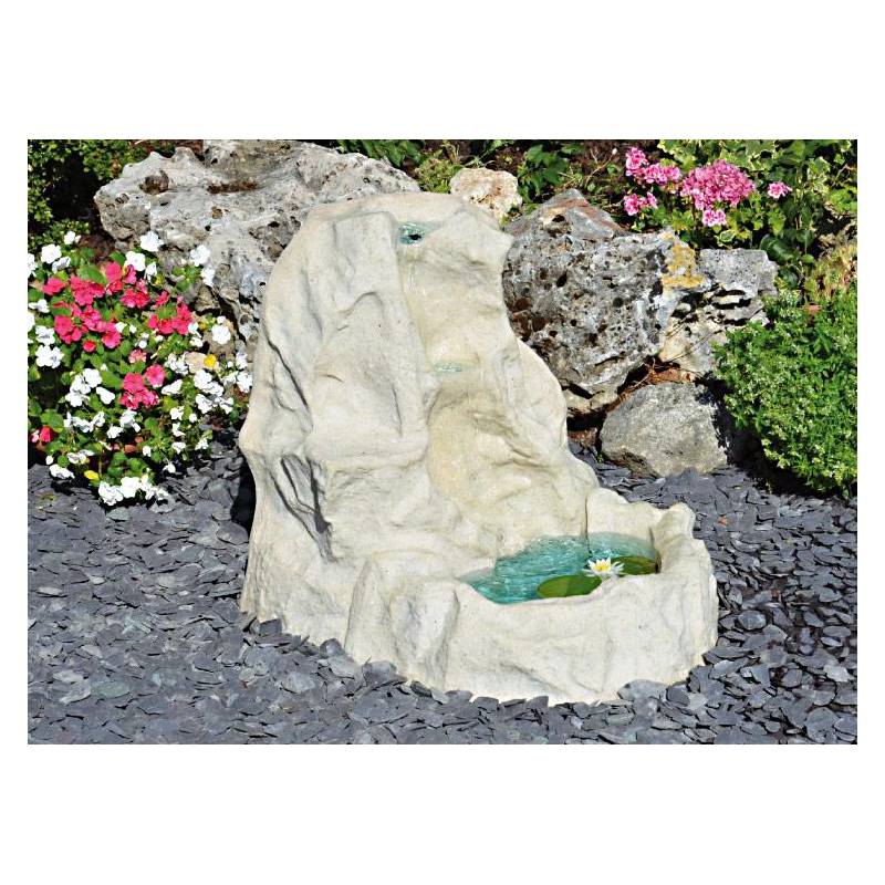 143 - Cascata Vesuvio cm. 90x68xh83 con pompa, composta da 2 pezzi