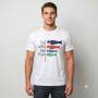1 - T-Shirt Zen "Go with the Flow" con Koinobori – 100% Cotone Premium