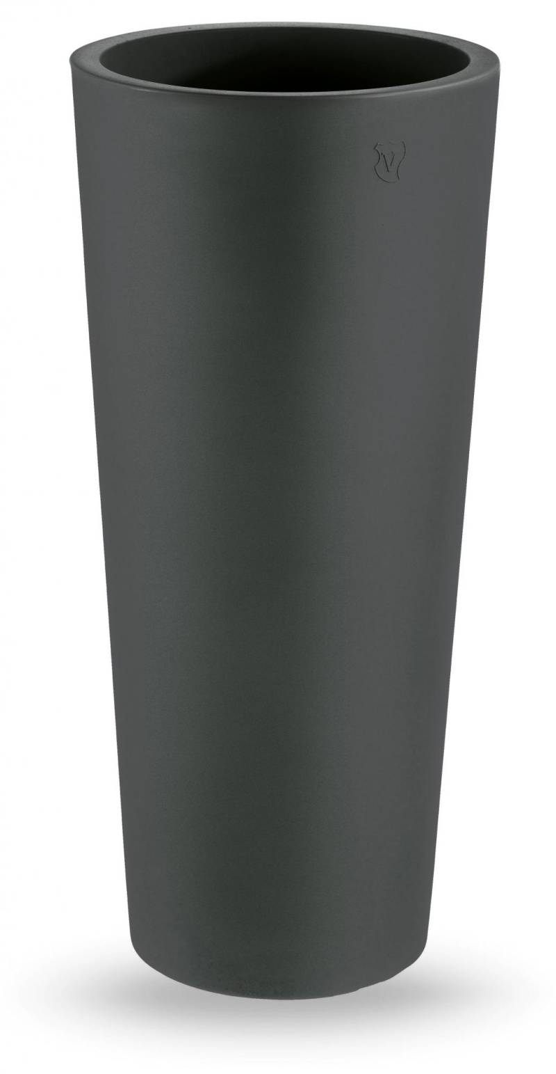 1 - Cache pot rond en résine "Genèse" h. 85cm.
