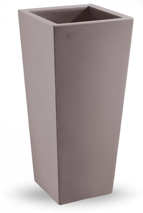 1 - Cache pot quadrato in resina "Genesis" h. 100 cm.
