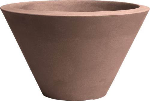 1 - Runde ausgestellte Vase aus Kunstharz CHIRON cm. 50