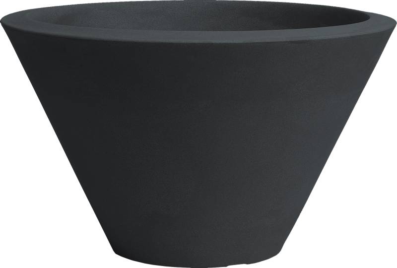 1 - Vase rond évasé en résine CHIRON cm. 50
