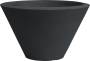1 - Vase rond évasé en résine CHIRON cm. 50