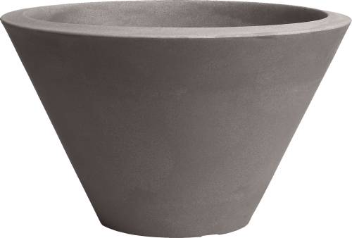 1 - Vaso tondo svasato resina CHIRON cm. 60