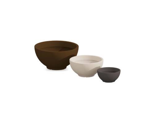 1 - ATENA runde Harzschale Höhe 32 cm