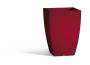 1 - Vase carré en résine ADONE hauteur 38 cm