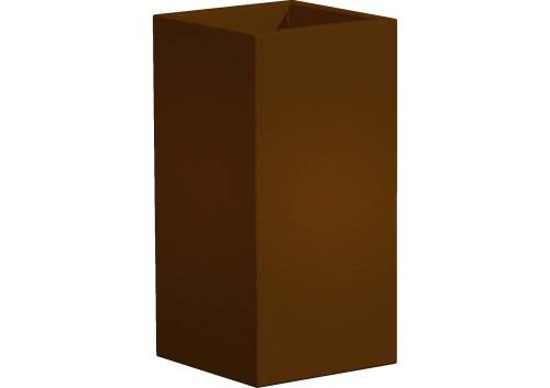 1 - CUBE square resin vase height 80 cm