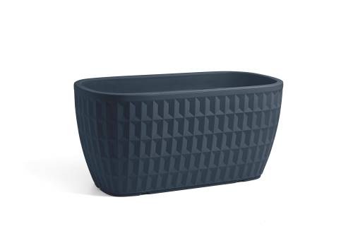 1 - Cassetta rettangolare in resina "Tyle" 80 cm.