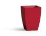 1 - PRISMA square resin vase height 50 cm
