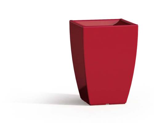 1 - PRISMA square resin vase height 50 cm