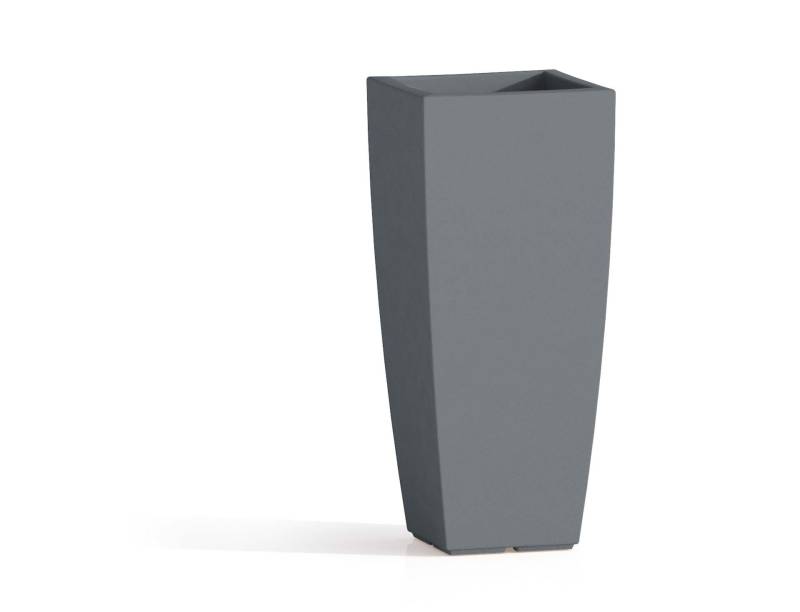 1 - STILO square resin vase height 70 cm