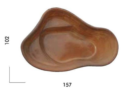 2 - Laghetto Caraibi  cm. 157x102 - profondità 38 cm. - capacità 260 lt.