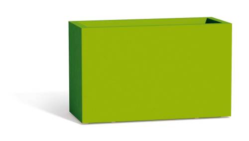 1 - Rechteckige Harzvase FLOWERPOT Höhe 50 cm