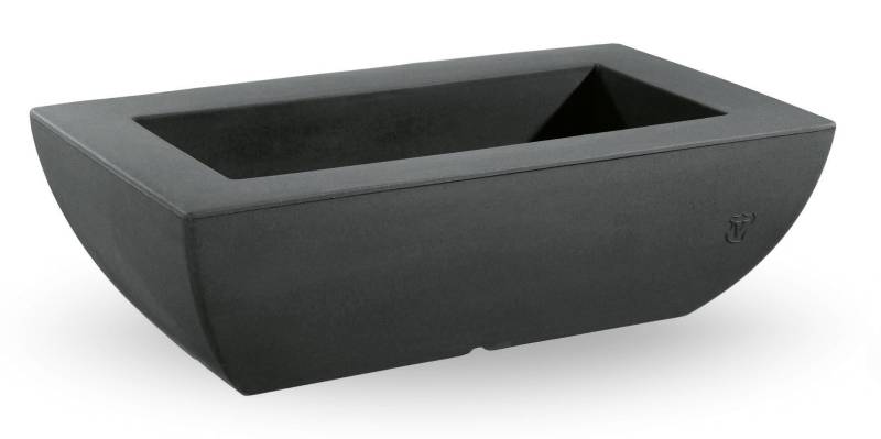 1 - Rectangular resin planter "Genesis" 90 cm.