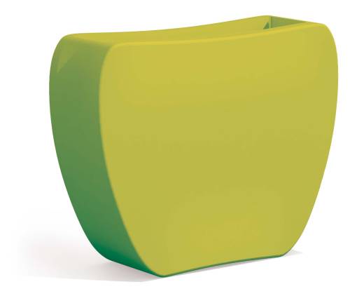 1 - Rectangular resin vase HEART height 80 cm