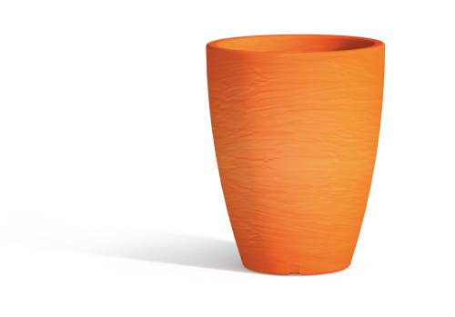 1 - ADONE runde Vase aus Harz Höhe 38 cm