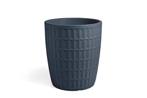 1 - Vaso rotondo in resina "Tyle" 60 cm.