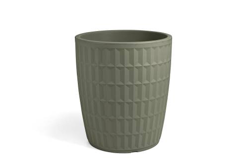1 - Vaso rotondo in resina "Tyle" 80 cm.