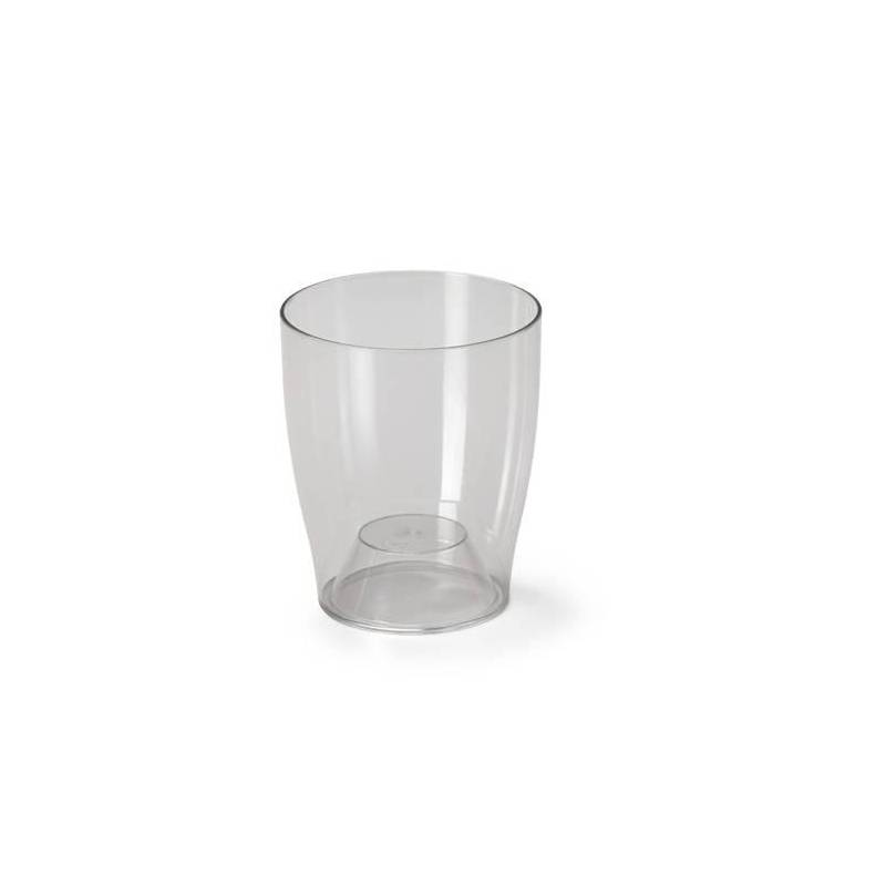 1 - TRANSPARENTE Orchideenvase für den Innenbereich, 13 cm.