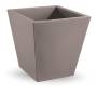1 - Quadratische Harzvase „Single“ 35 cm.