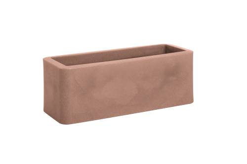 1 - CALYPSO rectangular resin flower box cm. 50