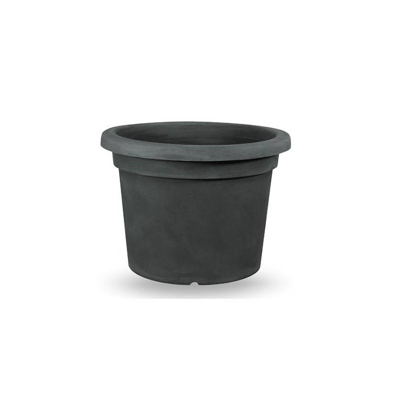 1 - Vaso rotondo in resina "Cilindro" 100 cm.