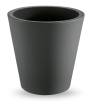 1 - Vaso rotondo in resina "Cosmos" 50 cm.