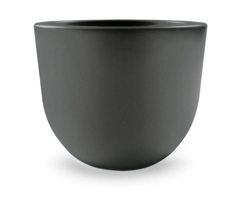 1 - Round resin vase "Eggy" 35 cm.
