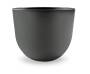 1 - Vaso rotondo in resina "Eggy" 45 cm.