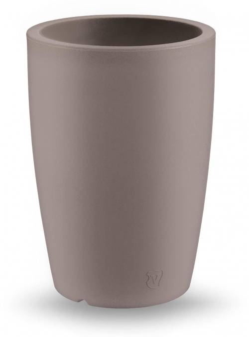 1 - Vaso rotondo in resina "Genesis" h. 60 cm.