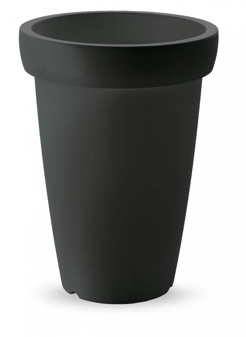 1 - Vaso rotondo in resina "Swing" h. 40 cm.