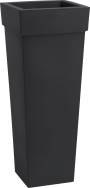 1 - GERYON tall square resin vase cm. 100