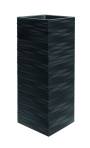 1 - Vaso quadro alto colonna resina DIVO ELEGANCE cm. 75