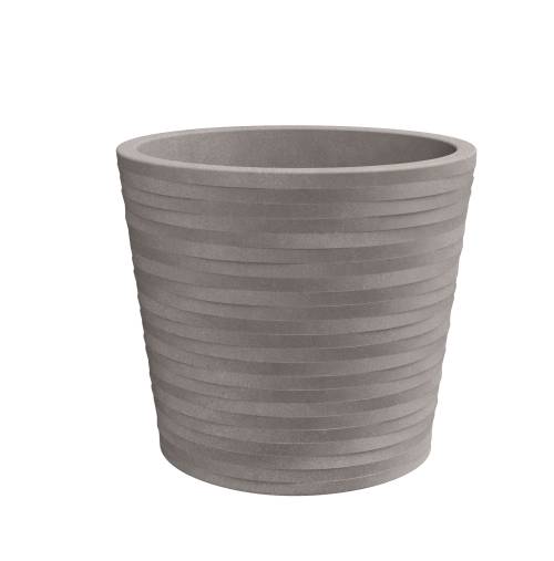 1 - Vase rond en résine HERMES ELEGANCE cm. 30