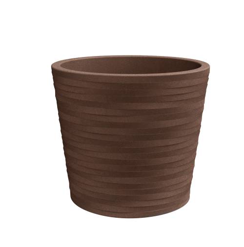 1 - Vase rond en résine HERMES ELEGANCE cm. 40