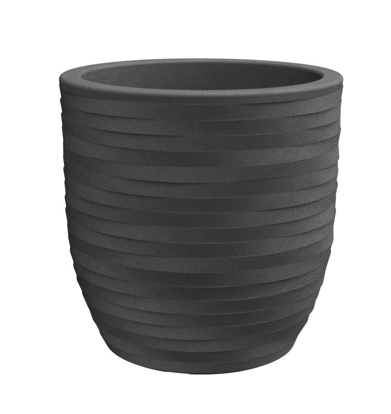 1 - Round resin vase RHEA ELEGANCE cm. 40