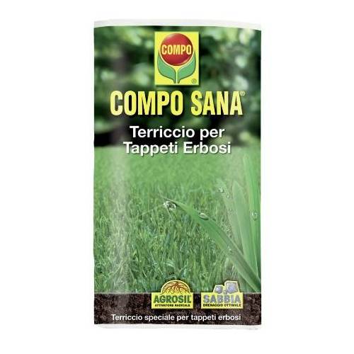 2 - Terriccio per TAPPETI ERBOSI compo sana da 50 lt.