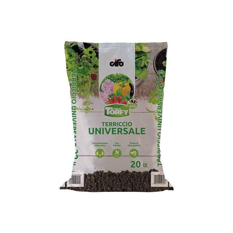2 - Terriccio Universale Torfy BIO da 70 lt.