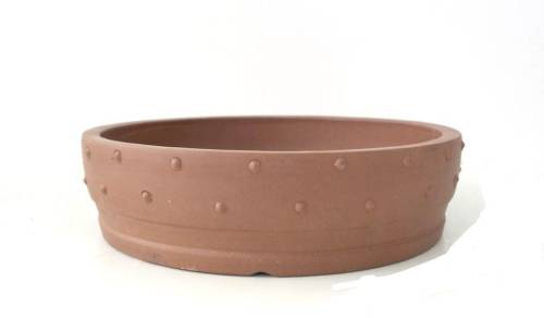 2 - Vaso bonsai in gres tondo cm. 25