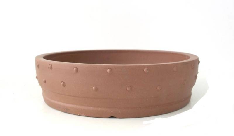 2 - Vaso bonsai in gres tondo cm. 25